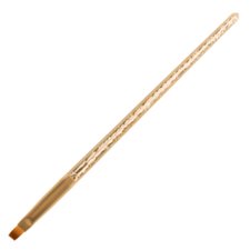 Nail Brush for Gel Technique ASN-GB Flat 6 Synthetic Hair Gold